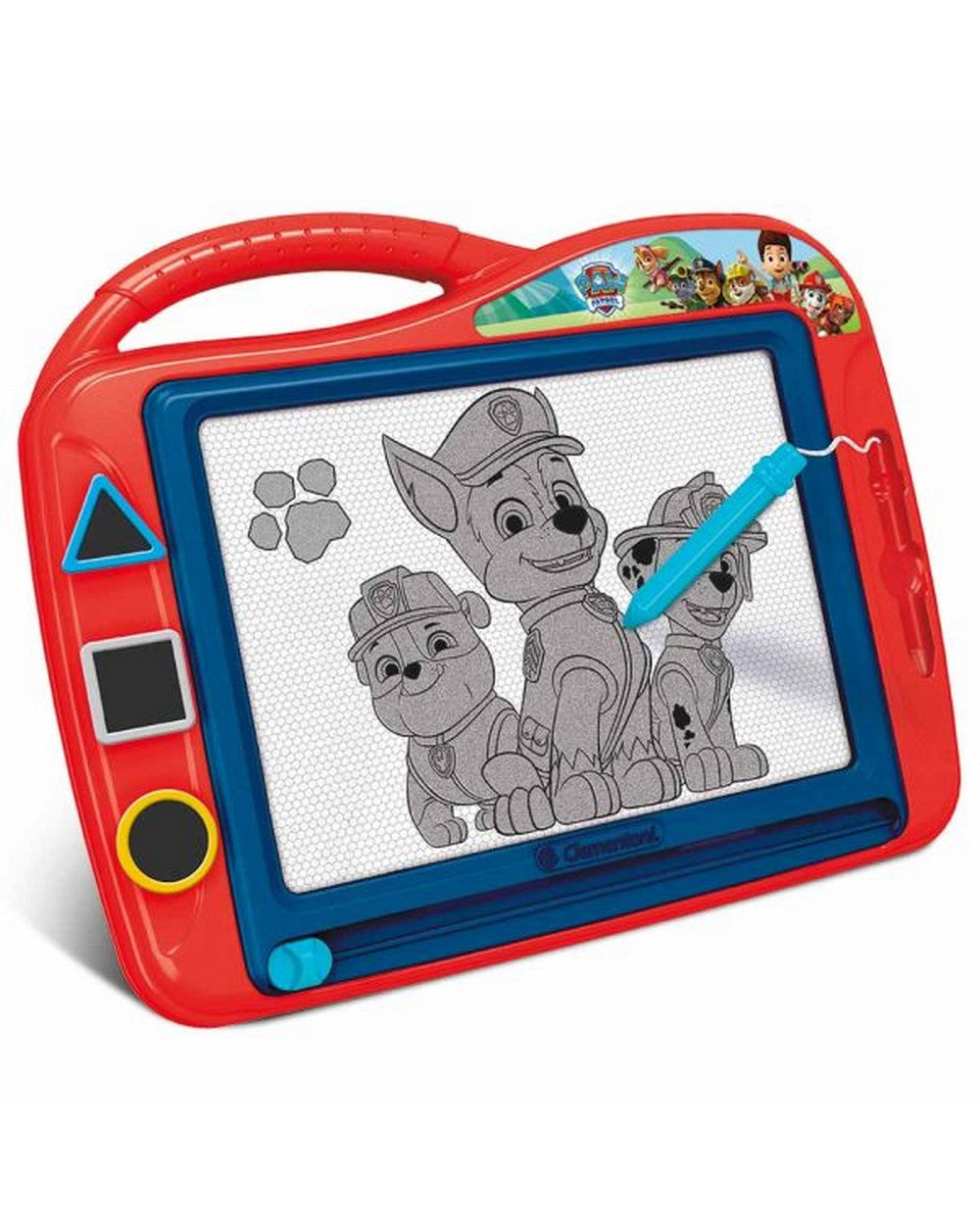 Clementoni Magnetic Drawing Board Paw Patrol – Reusable Doodle Board for Kids, Magnetic Drawing Surface with Paw Patrol Theme