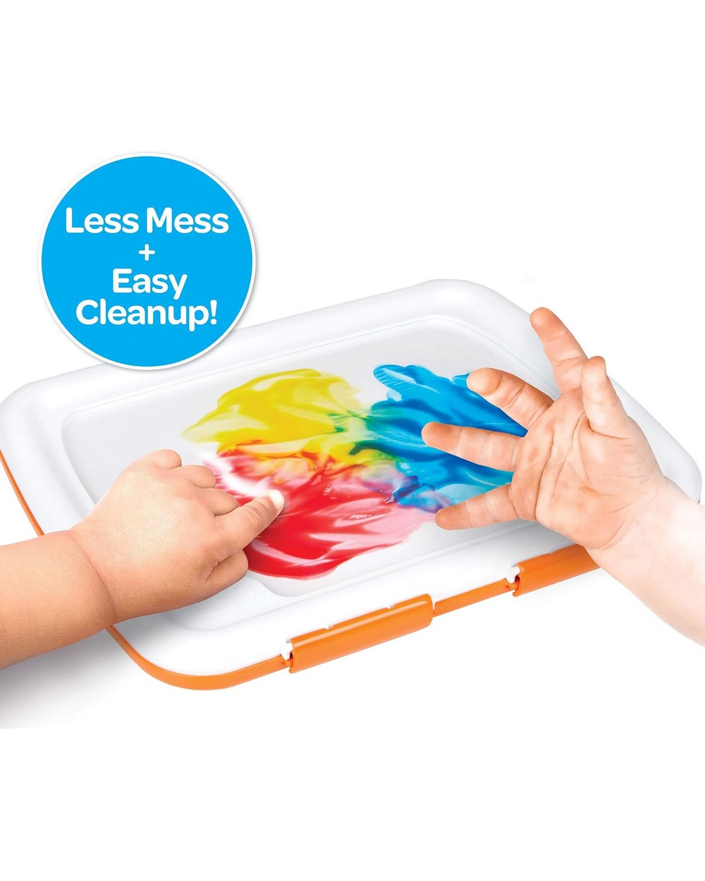 Crayola Easy Clean Fingerpaint – Washable Non-Toxic Finger Paints for Kids, Vibrant Colors for Mess-Free Creative Fun