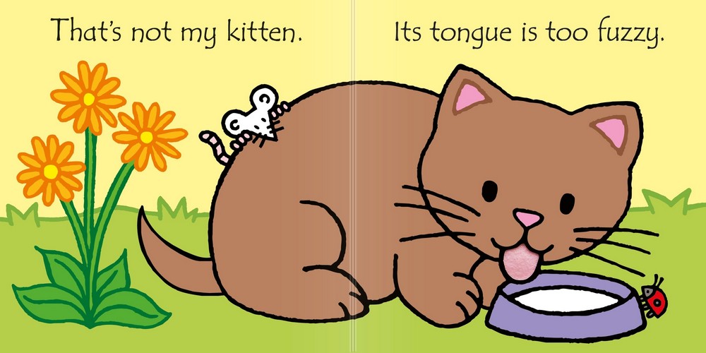 Usborne That's Not My Kitten: Touch and Feel Book, Early Learning, Interactive Story, Kids Favorite Animals