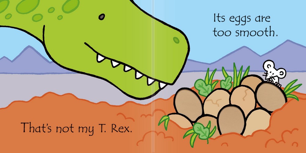 Usborne That's Not My T.Rex - Touch and Feel Baby Book, Early Learning, Dinosaur Themed, Interactive Toddler Book