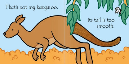 Usborne That's Not My Kangaroo - Touch and Feel, Interactive Story, Early Learning, Baby’s First Book