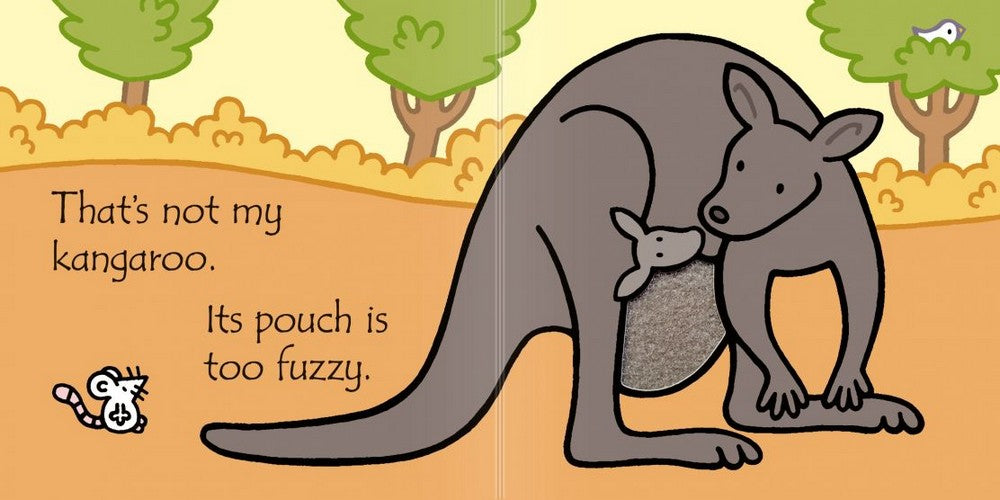 Usborne That's Not My Kangaroo - Touch and Feel, Interactive Story, Early Learning, Baby’s First Book
