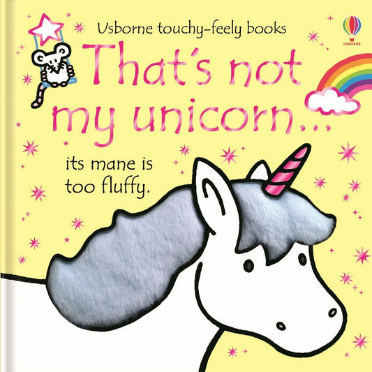 Usborne That's Not My Unicorn - Touch and Feel Baby Book, Interactive Early Learning, Unicorn Themed, Toddler Book