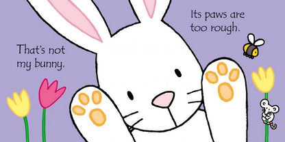 Usborne That's Not My Bunny Book and Toy - Touch and Feel, Interactive Story, Early Learning, Baby’s First Book