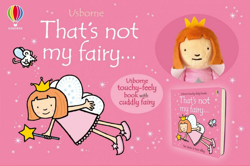 Usborne That's Not My Fairy Book and Toy - Touch and Feel, Interactive Story, Early Learning, Baby’s First Book