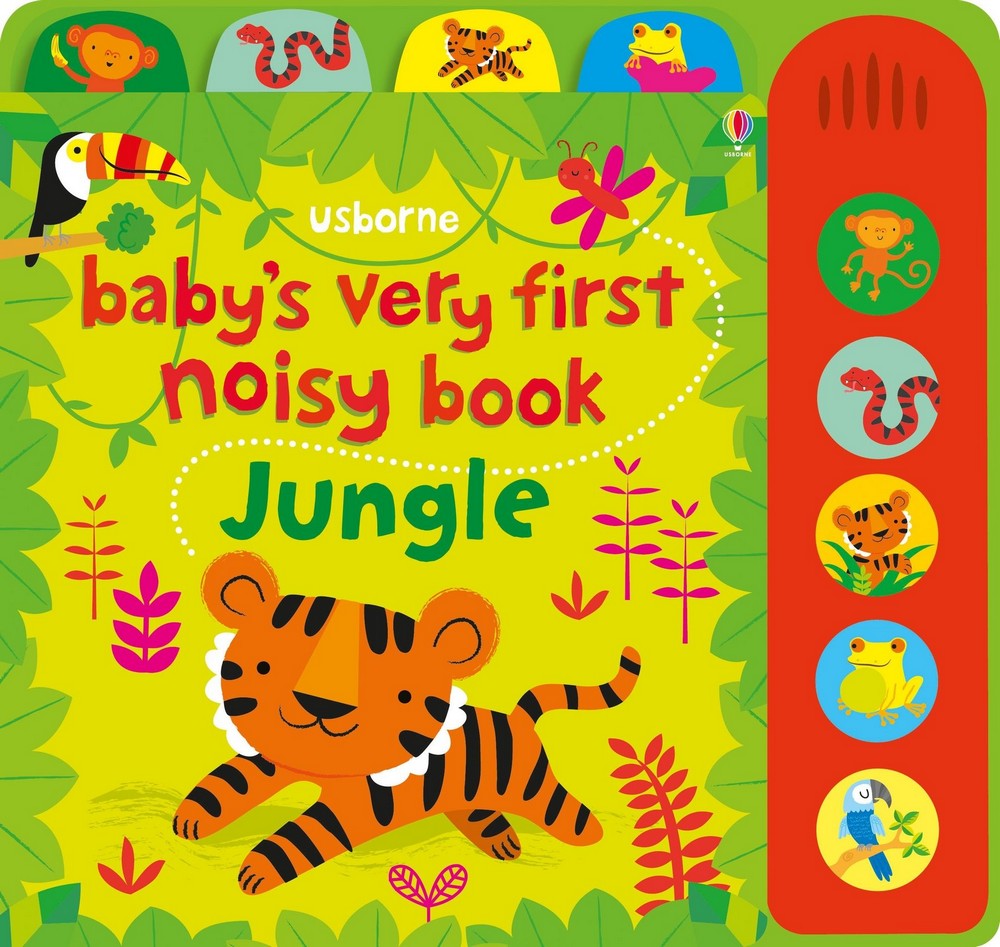 Usborne Baby's Very First Noisy Book: Jungle, Interactive Sound Book, Early Learning, Toddlers