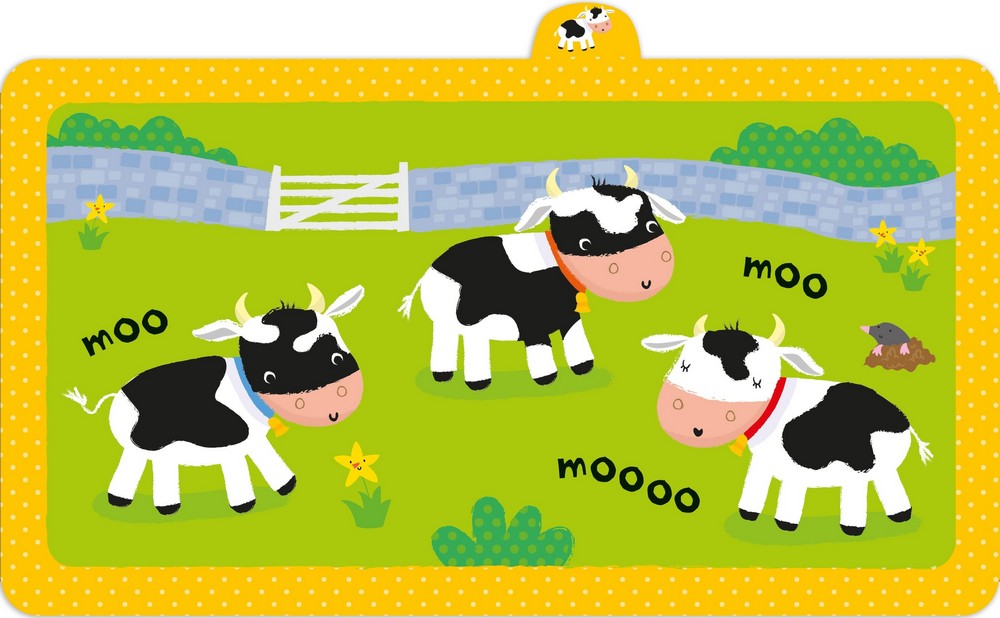 Usborne Baby's Very First Noisy Book: Farm - Interactive Sound Book, Early Learning, Toddler Farm Animals, Educational Toy