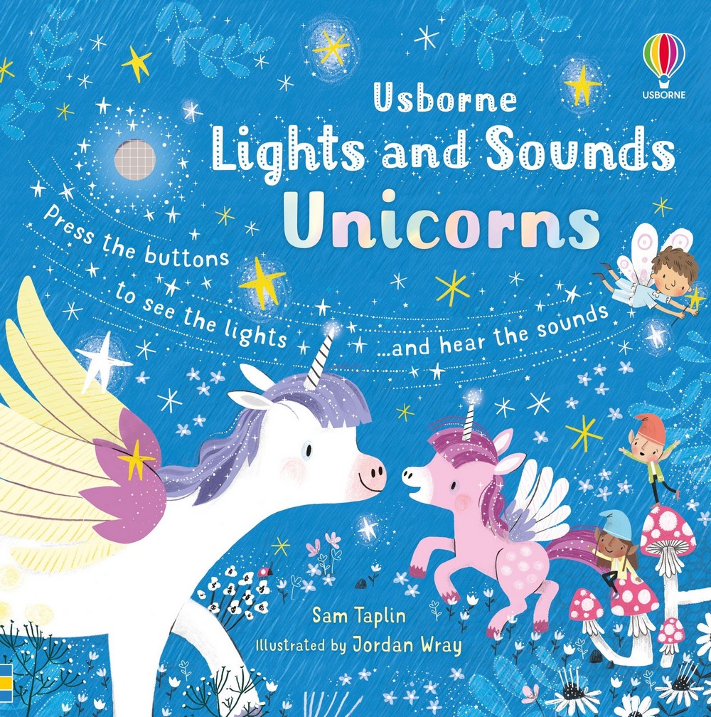 Usborne Lights and Sounds Unicorns: Interactive Sound Book, Magical Adventure, Early Learning, Toddlers