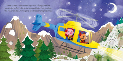 Usborne Lights and Sounds Emergency Vehicles: Interactive Sound Book, Fire Trucks, Police Cars, Early Learning for Toddlers