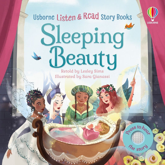 Usborne Listen & Read Story Book: Sleeping Beauty, Interactive Audio, Fairytale, Early Reading for Kids