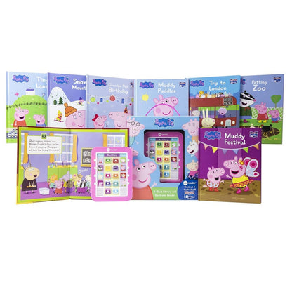 Pikids Me Reader Peppa Pig – Interactive Storybook Set, Peppa Pig Adventures, Kids Learning, Fun Storytime