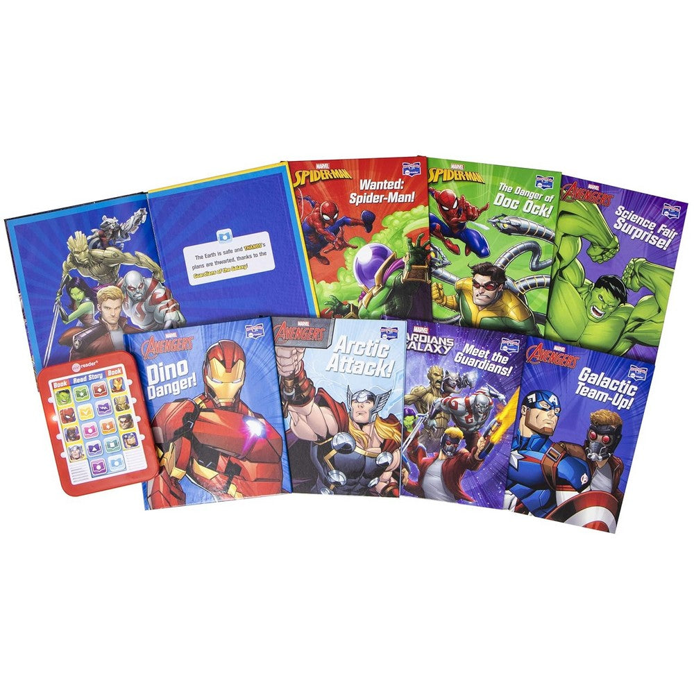 Pikids Me Reader Marvel Refresh – Interactive Storybook Set, Marvel Heroes Adventures, Kids Learning, Fun Storytime