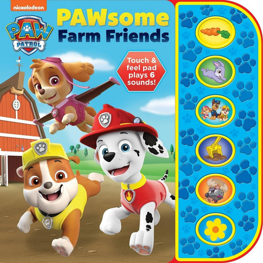 Pikids TSP Paw Patrol Pawsome Farm Friends – Interactive Sound Book, Paw Patrol Adventures, Farm Fun, Kids Learning, Storytime