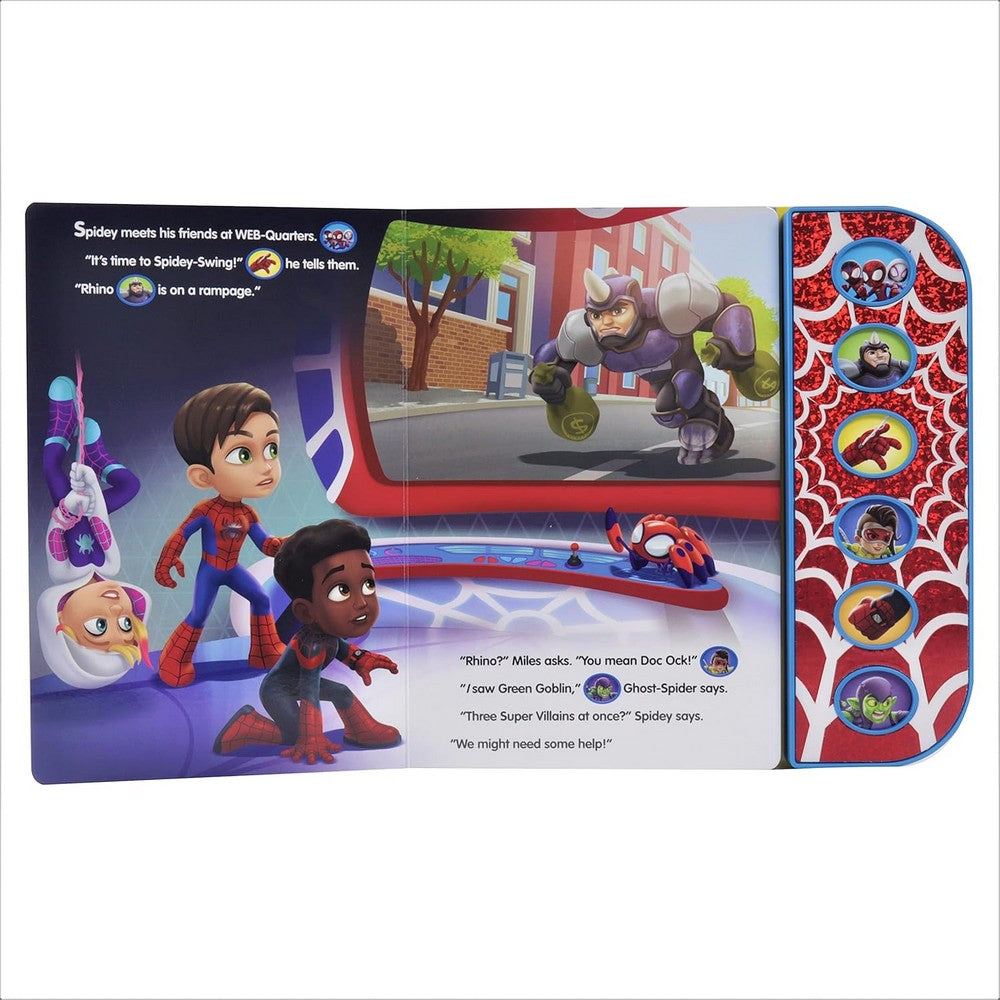 Pikids TSP Marvel Spidey and His Amazing Friends: Spidey to the Rescue – Interactive Sound Book, Marvel Heroes, Kids Learning, Fun Storytime