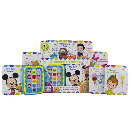 Pikids Me Reader Jr Disney Baby Snuggle Stories – Interactive Storybook Set, Baby Disney Adventures, Kids Learning, Fun Bedtime Stories