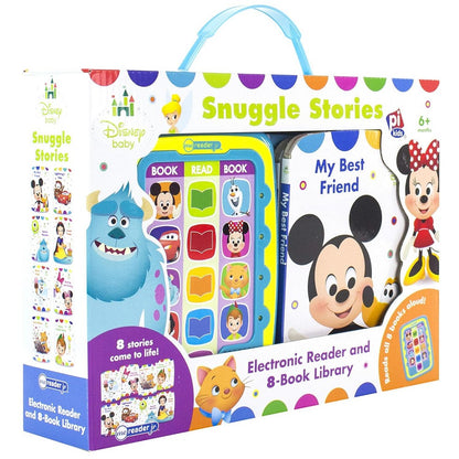 Pikids Me Reader Jr Disney Baby Snuggle Stories – Interactive Storybook Set, Baby Disney Adventures, Kids Learning, Fun Bedtime Stories