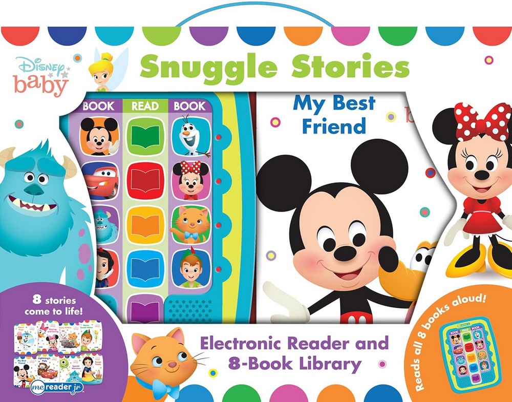 Pikids Me Reader Jr Disney Baby Snuggle Stories – Interactive Storybook Set, Baby Disney Adventures, Kids Learning, Fun Bedtime Stories