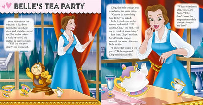 Igloo Books Disney Princess Storybook Tea Party Playset – Princess Dolls, Interactive Tea Set, Storytelling Fun, Pretend Play, Creative Activities, Kids Toy Set, Princess Fans