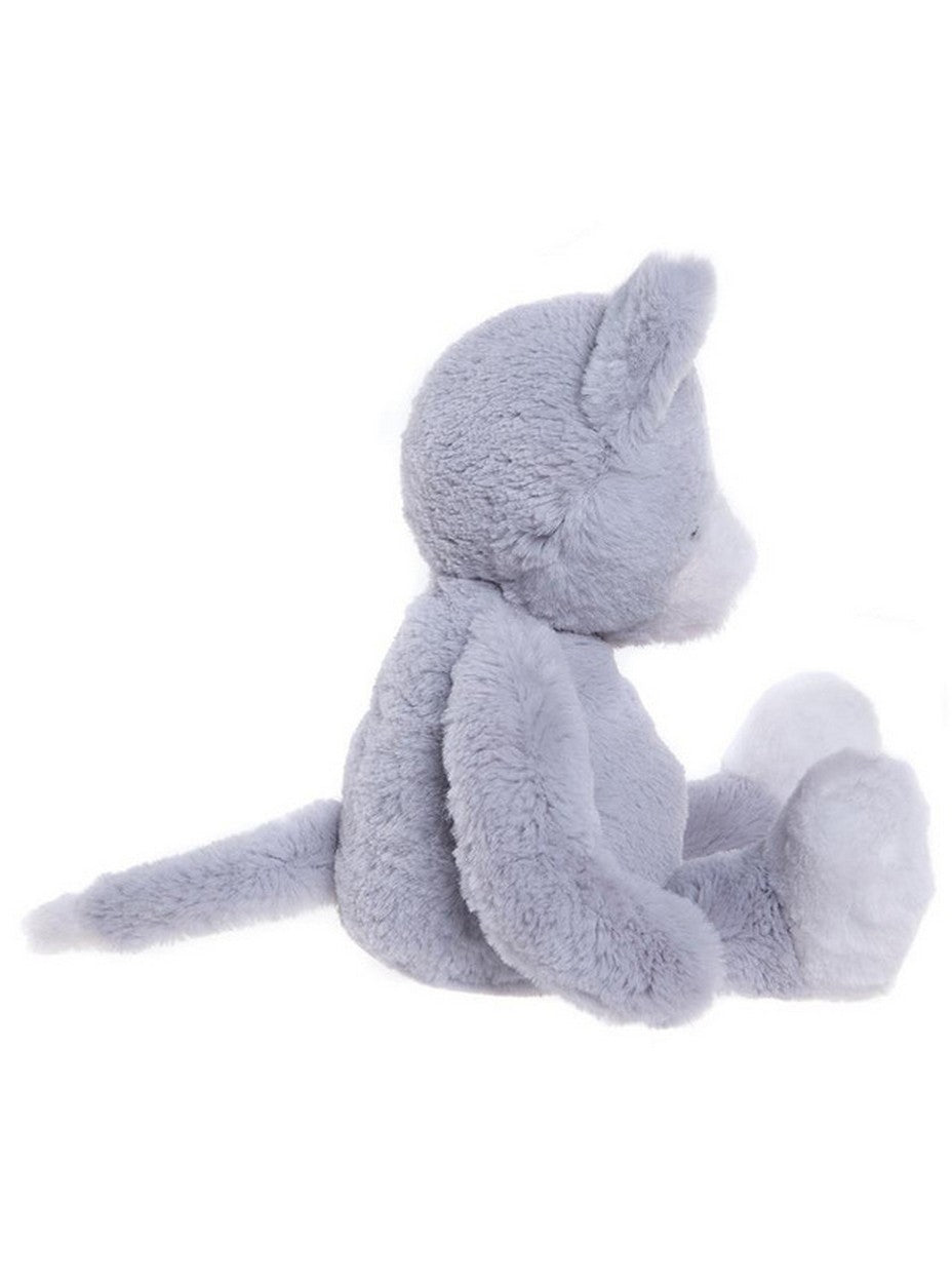 Charlie Bears Puddy Kitten Cloudy Grey Medium – Handcrafted Plush Kitten, Soft Collectible Cat, Cute Cloudy Grey Kitten,  Unique Gift,  Adorable Plush Animal