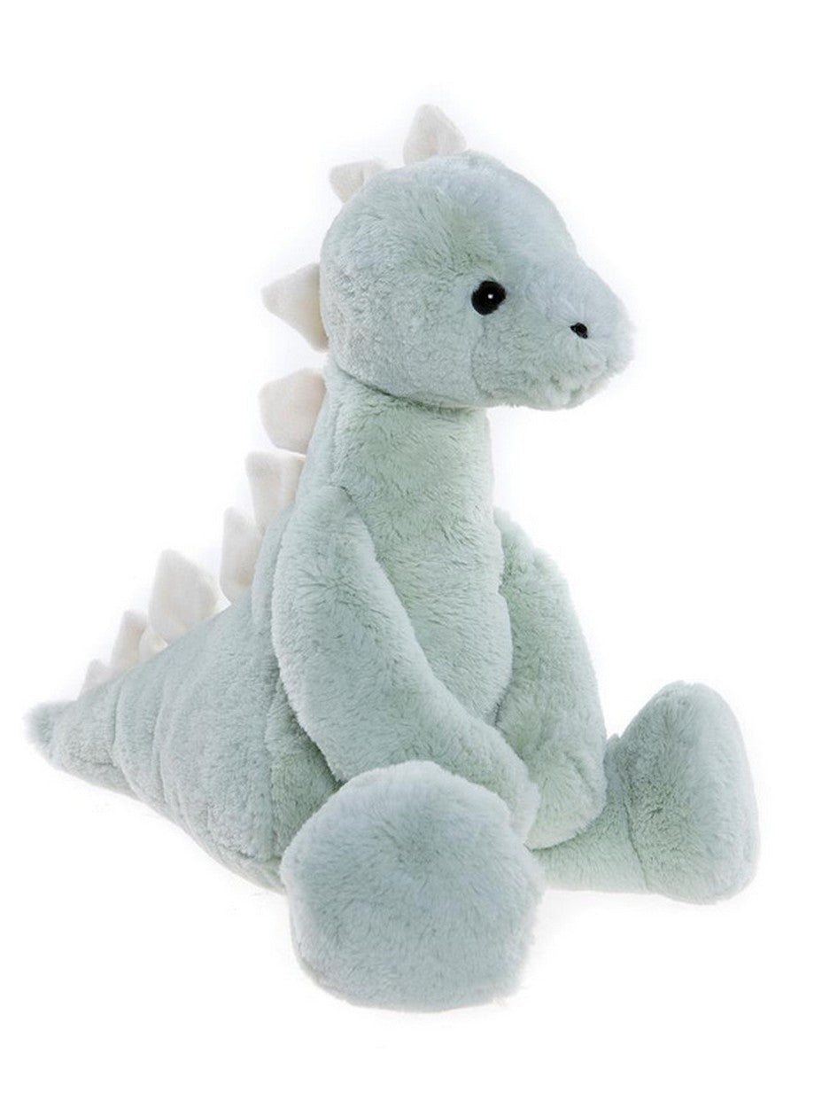 Charlie Bears Stevie Stegosaurus Peppermint Green Large Size – Handcrafted Plush Stegosaurus, Soft Collectible Dinosaur, Unique Peppermint Green Dinosaur