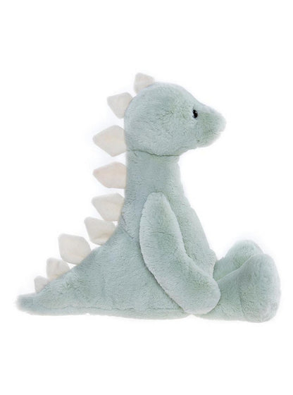 Charlie Bears Stevie Stegosaurus Peppermint Green Large Size – Handcrafted Plush Stegosaurus, Soft Collectible Dinosaur, Unique Peppermint Green Dinosaur