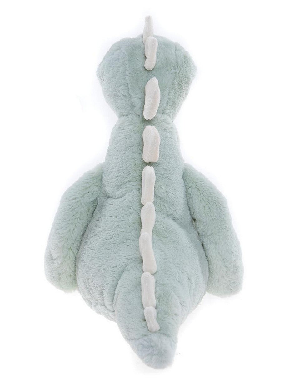 Charlie Bears Stevie Stegosaurus Peppermint Green Large Size – Handcrafted Plush Stegosaurus, Soft Collectible Dinosaur, Unique Peppermint Green Dinosaur