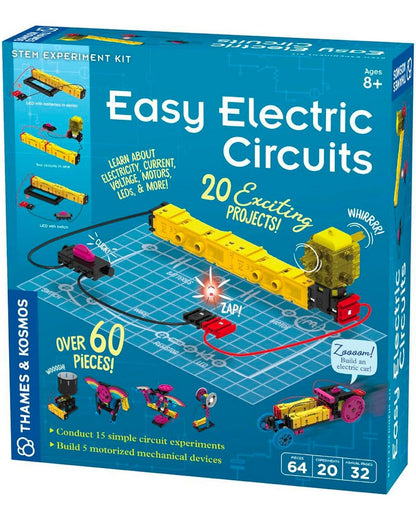 Thames & Kosmos Easy Electric Circuits Kit - STEM Learning Toy, DIY Electrical Projects, Educational Science Set, Fun Circuit Building for Kids