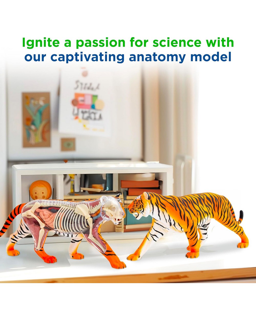 Thames & Kosmos Tiger Kit - Wildlife Exploration Set, Educational STEM Toy, Learn About Tigers, Interactive Animal Discovery for Kids