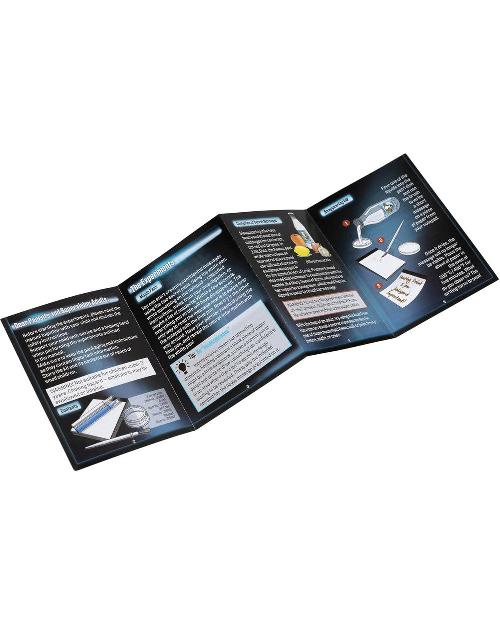 Thames & Kosmos Spy Labs Secret Message Tools Kit - DIY Spy Gear, Hidden Message Creation, Educational STEM Toy, Fun Cryptography for Kids