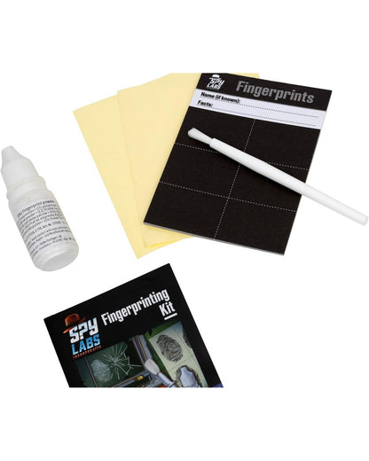 Thames & Kosmos Spy Labs Fingerprinting Kit - Forensic Science Set, DIY Fingerprint Collection, Educational Spy Toy, Interactive STEM Learning