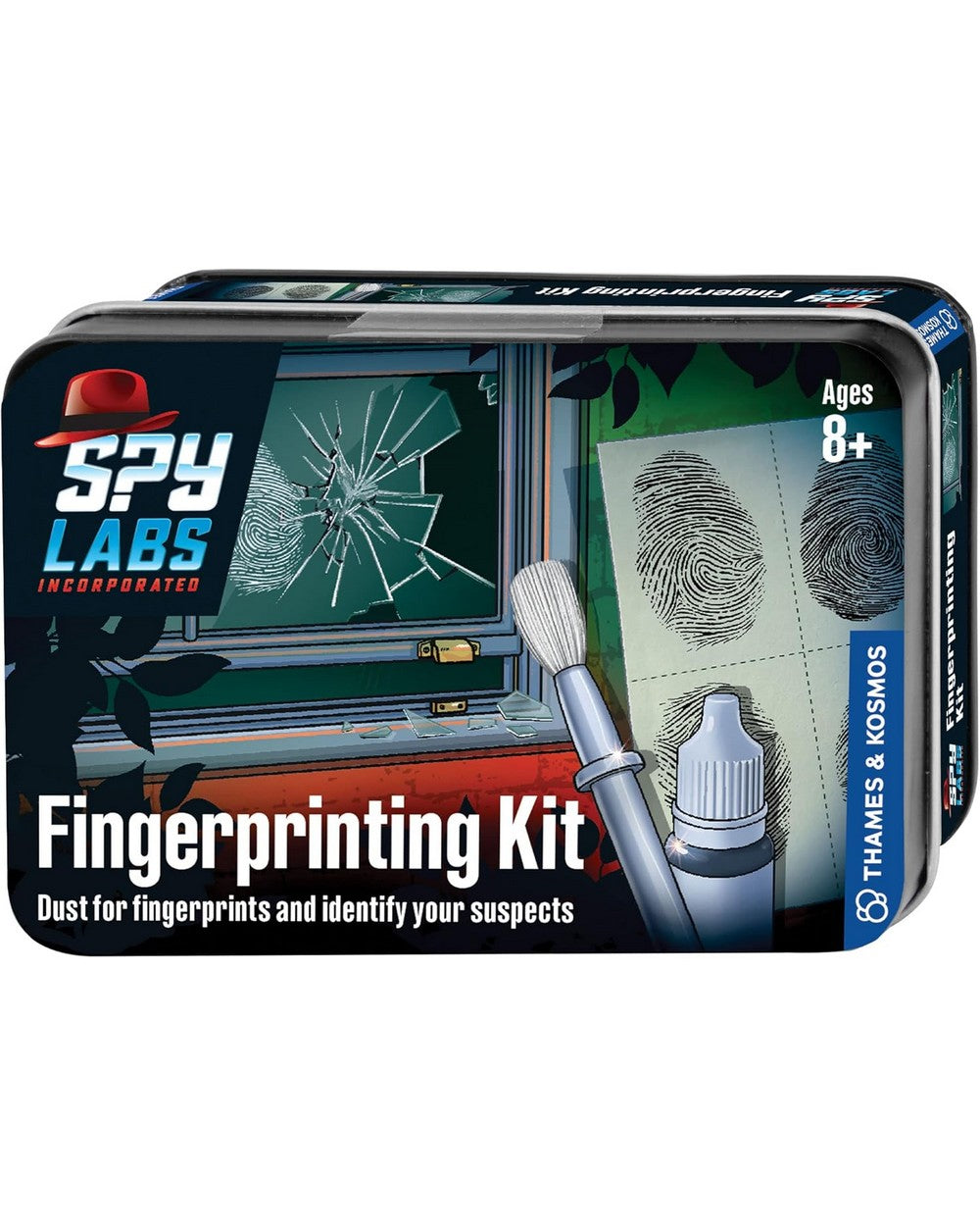 Thames & Kosmos Spy Labs Fingerprinting Kit - Forensic Science Set, DIY Fingerprint Collection, Educational Spy Toy, Interactive STEM Learning