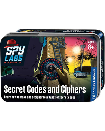 Thames & Kosmos Spy Labs Secret Codes and Ciphers Kit - DIY Code Breaking, Spy Gear for Kids, Educational STEM Toy, Fun Cryptography Activity