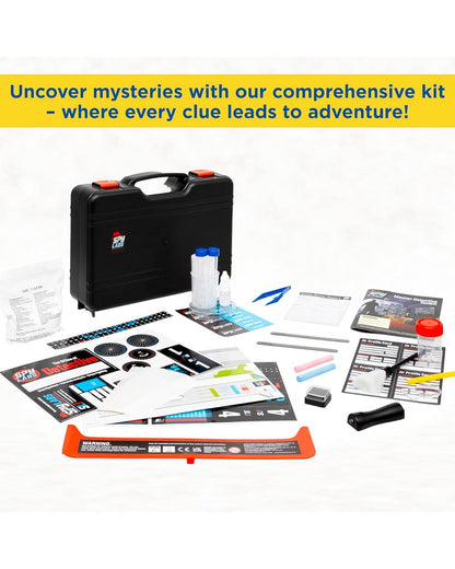 Thames & Kosmos Spy Labs Master Detective Toolkit - Forensic Science Kit, DIY Detective Gear, Educational STEM Activity, Interactive Spy Fun for Kids