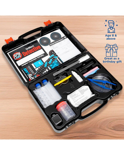 Thames & Kosmos Spy Labs Master Detective Toolkit - Forensic Science Kit, DIY Detective Gear, Educational STEM Activity, Interactive Spy Fun for Kids