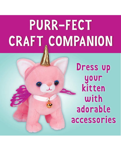 Creativity for Kids Cuddly Kitten – DIY Plush Craft Kit for Kids, Create Your Own Soft and Adorable Stuffed Kitten