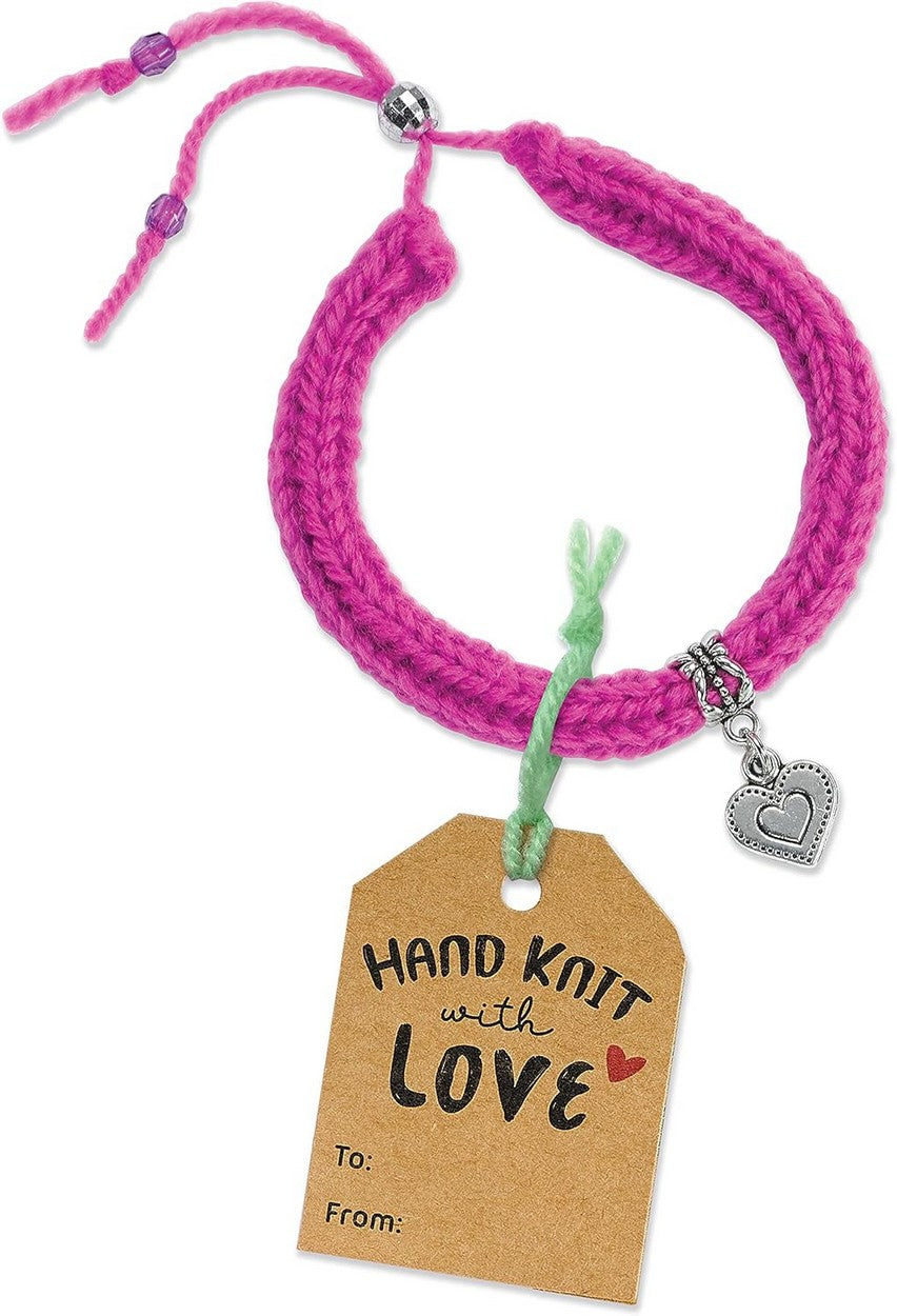 Creativity for Kids Quick Knit Charm Bracelets Kit – DIY Jewelry, Craft Kit, Fun Activity, Customizable Bracelets