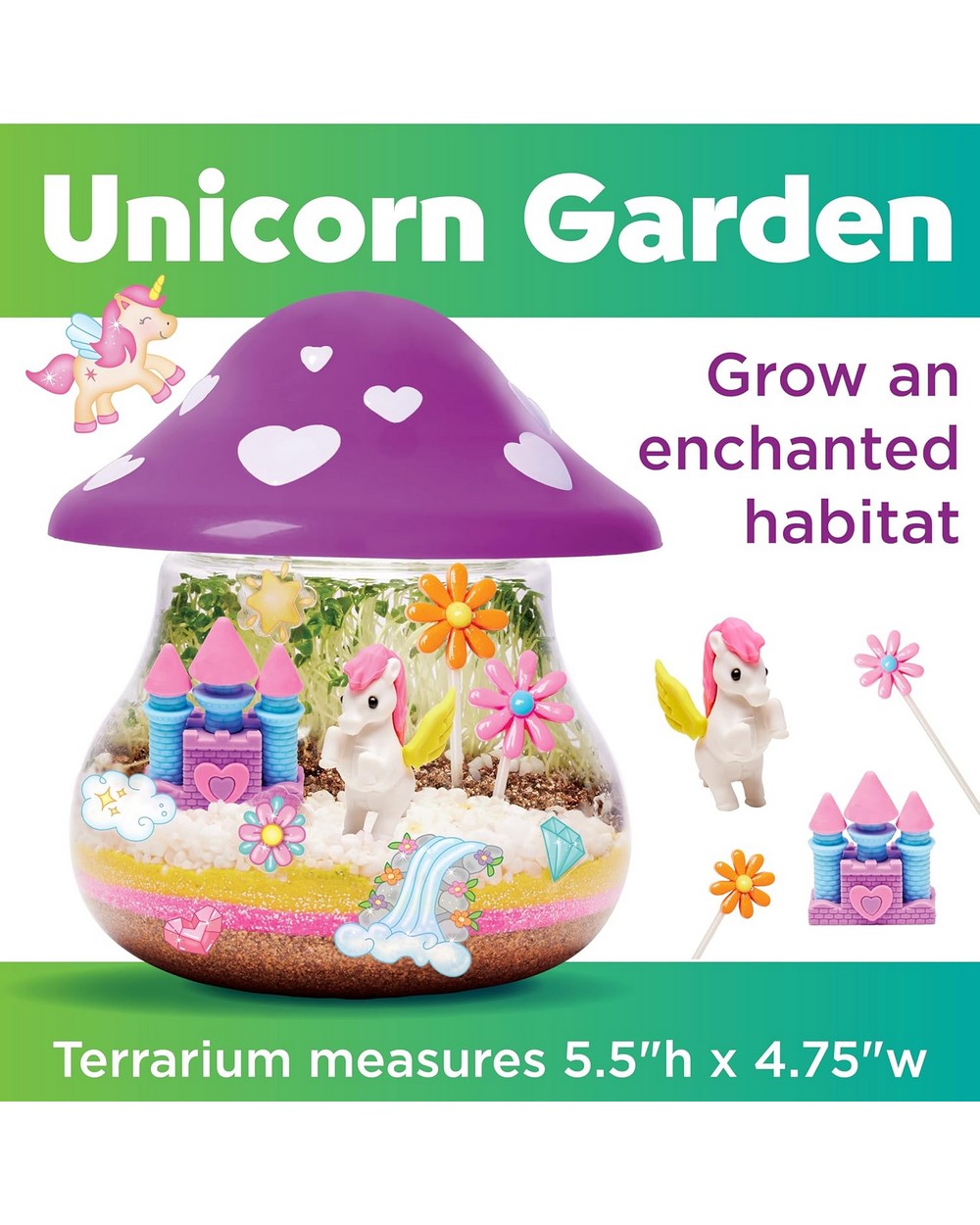 Creativity for Kids Plant & Grow Unicorn Forest Kit - DIY Craft Set, Magical Gardening Fun, Educational Toy, Creative Play