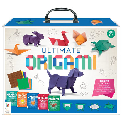 Hinkler Ultimate Origami Activity Case – Complete DIY Paper Folding Kit, Includes Paper Sheets, Instructions