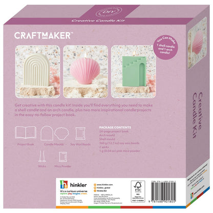 Hinkler Craft Maker Creative Candle Kit – DIY Candle Making Set, Includes Wax, Molds, and Fragrances
