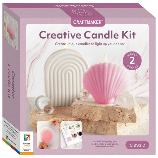 Hinkler Craft Maker Creative Candle Kit – DIY Candle Making Set, Includes Wax, Molds, and Fragrances