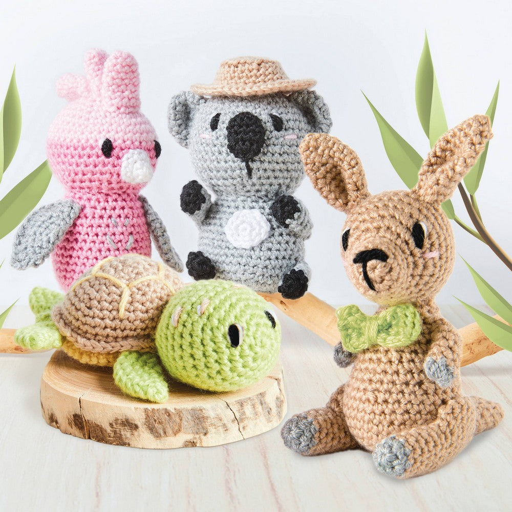 Hinkler Craft Maker Cute Crochet Kit – DIY Crochet Set, Includes Yarn, Hooks, and Step-by-Step Instructions for Fun Projects