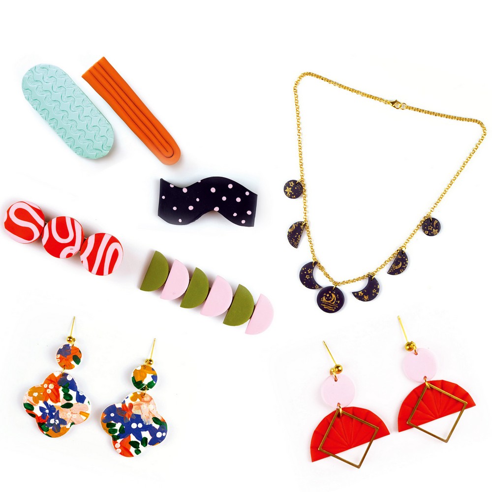 Hinkler Craft Maker Deluxe Perfect Polymer Kit – DIY Polymer Clay Set, Includes Molds, Tools, and Instructions for Creating Jewelry