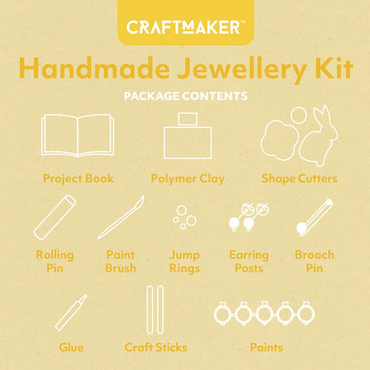 Hinkler Craft Maker Handmade Jewellery Kit – DIY Jewelry Making Set, Includes Beads, Tools, and Instructions for Custom Creations