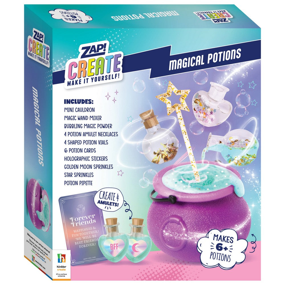 Hinkler Zap Create Magical Potions Kit – DIY Science Kit, Includes Ingredients, Tools, and Instructions for Fun Potion-Making Experiments