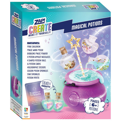 Hinkler Zap Create Magical Potions Kit – DIY Science Kit, Includes Ingredients, Tools, and Instructions for Fun Potion-Making Experiments