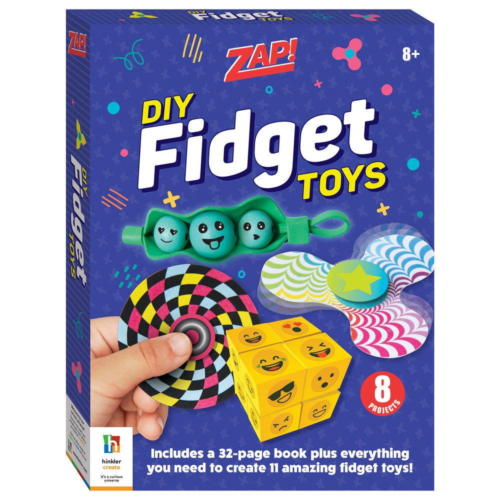 Hinkler Zap! DIY Fidget Toys Kit – Create Your Own Stress-Relieving Fidget Gadgets, Includes Materials, Tools, and Instructions