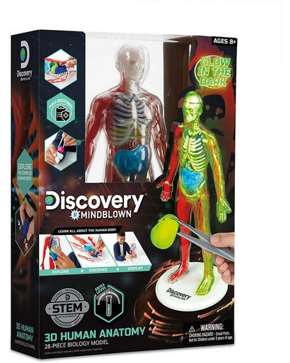 Discovery Toy Human Anatomy Kit - Educational Science Set, Learn About the Human Body, Interactive Anatomy Model, STEM Learning Toy