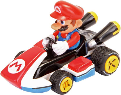 Carrera Pull N Speed Mario Kart Triple Pack, Mario Kart Pullback Cars, Mario, Luigi, and Peach Toy Cars, Kids Racing Set, Racing Toy Pack