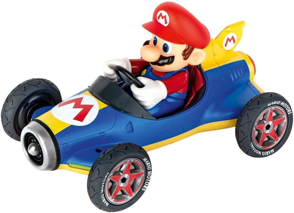 Carrera Pull N Speed Mario Kart Triple Pack, Mario Kart Pullback Cars, Mario, Luigi, and Peach Toy Cars, Kids Racing Set, Racing Toy Pack