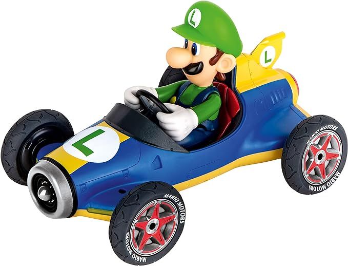 Carrera Pull N Speed Mario Kart Mach 8 Twinpack, Mario Kart Pullback Cars, Mach 8 Toy Cars, Mario and Luigi Racing Cars, Kids Racing Toy Set